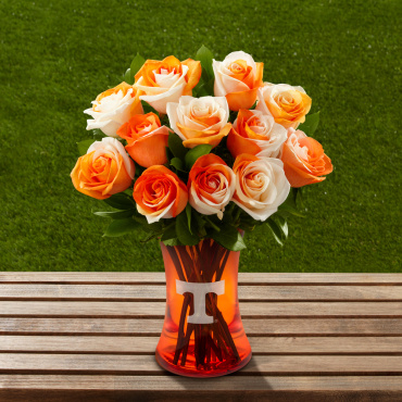 The FTDÂ® University of TennesseeÂ® VolsÂ® Rose Bouquet - 12 Ste