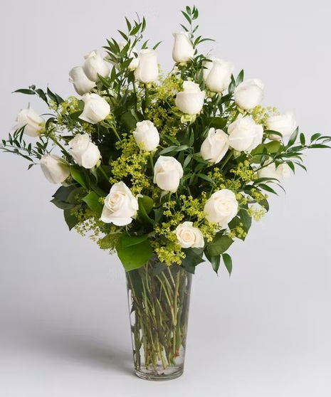 Classic White Roses