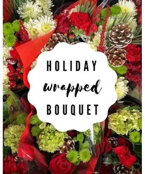 Holiday Wrapped Bouquet