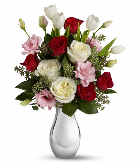 Love Forever Bouquet with Red Roses