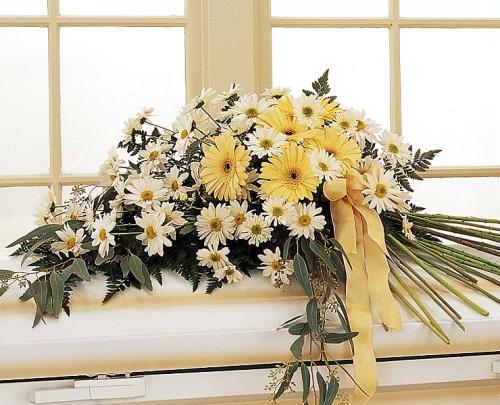 Drop of Sunshine Casket Spray</div