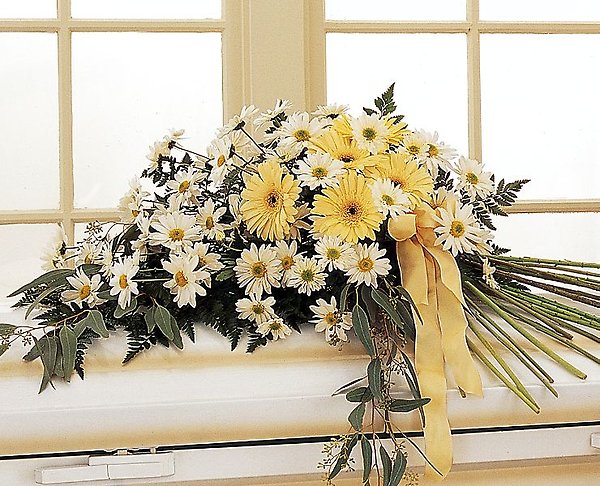 Drop of Sunshine Casket Spray</div