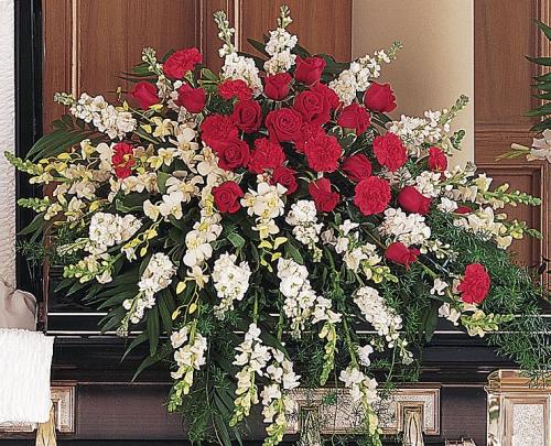 Cherished Moments Casket Spray</div