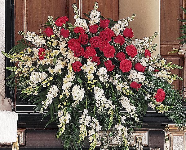 Cherished Moments Casket Spray</div