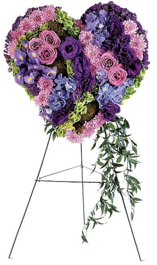 Graceful Tribute Heart</div