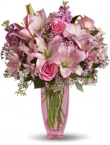 Pink Bouquet with Premium Pink Roses