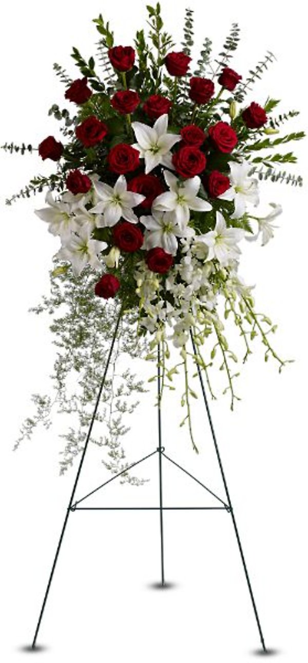 Lily and Rose Tribute Spray</div
