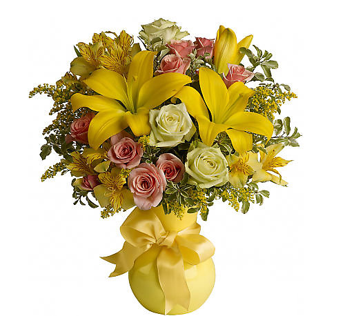 Sunny Smiles with Roses