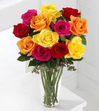 Bright Spark Rose Bouquet